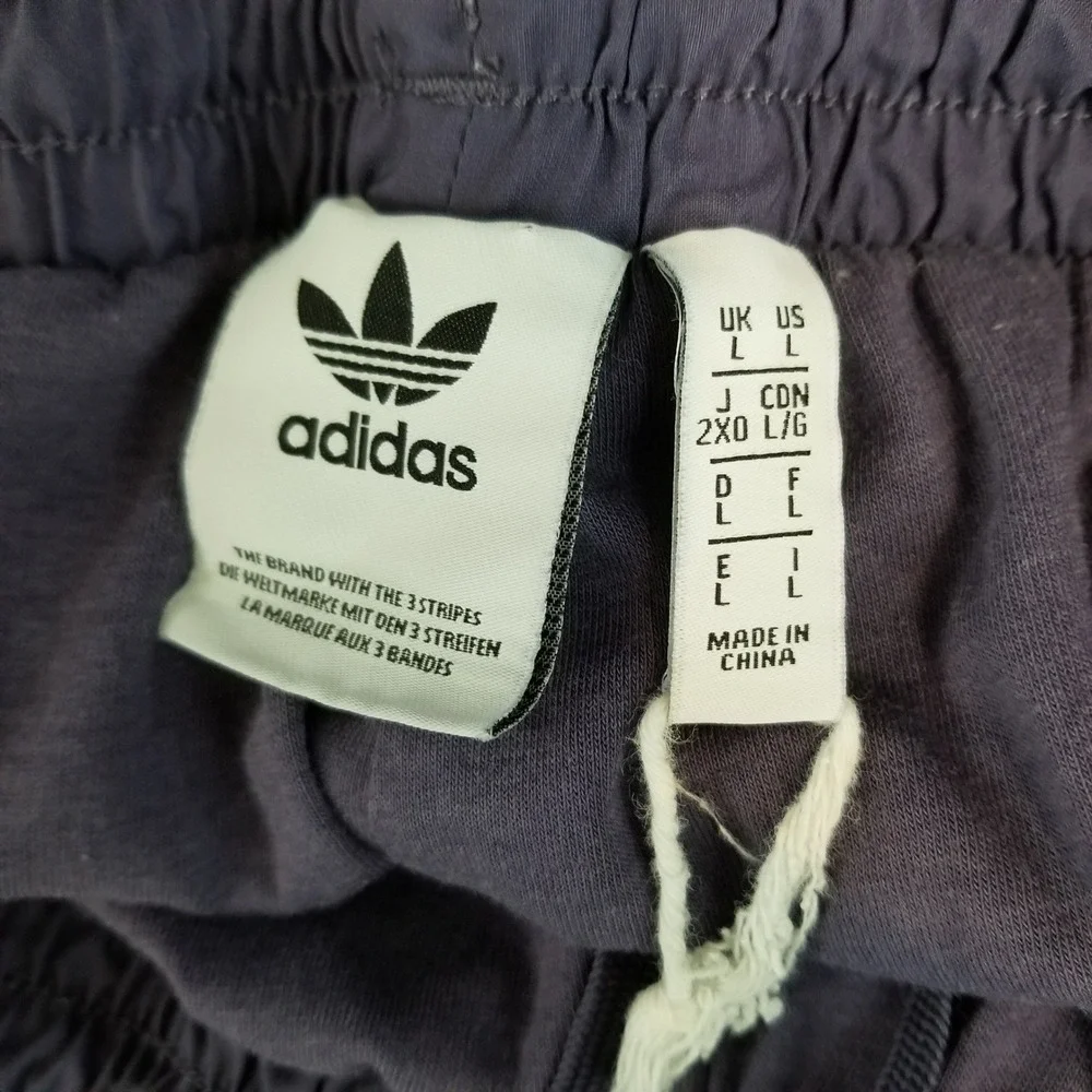 Vintage Adidas Pastel Breezy Track Pants Men L Purple Nylon Windbreaker Trefoil